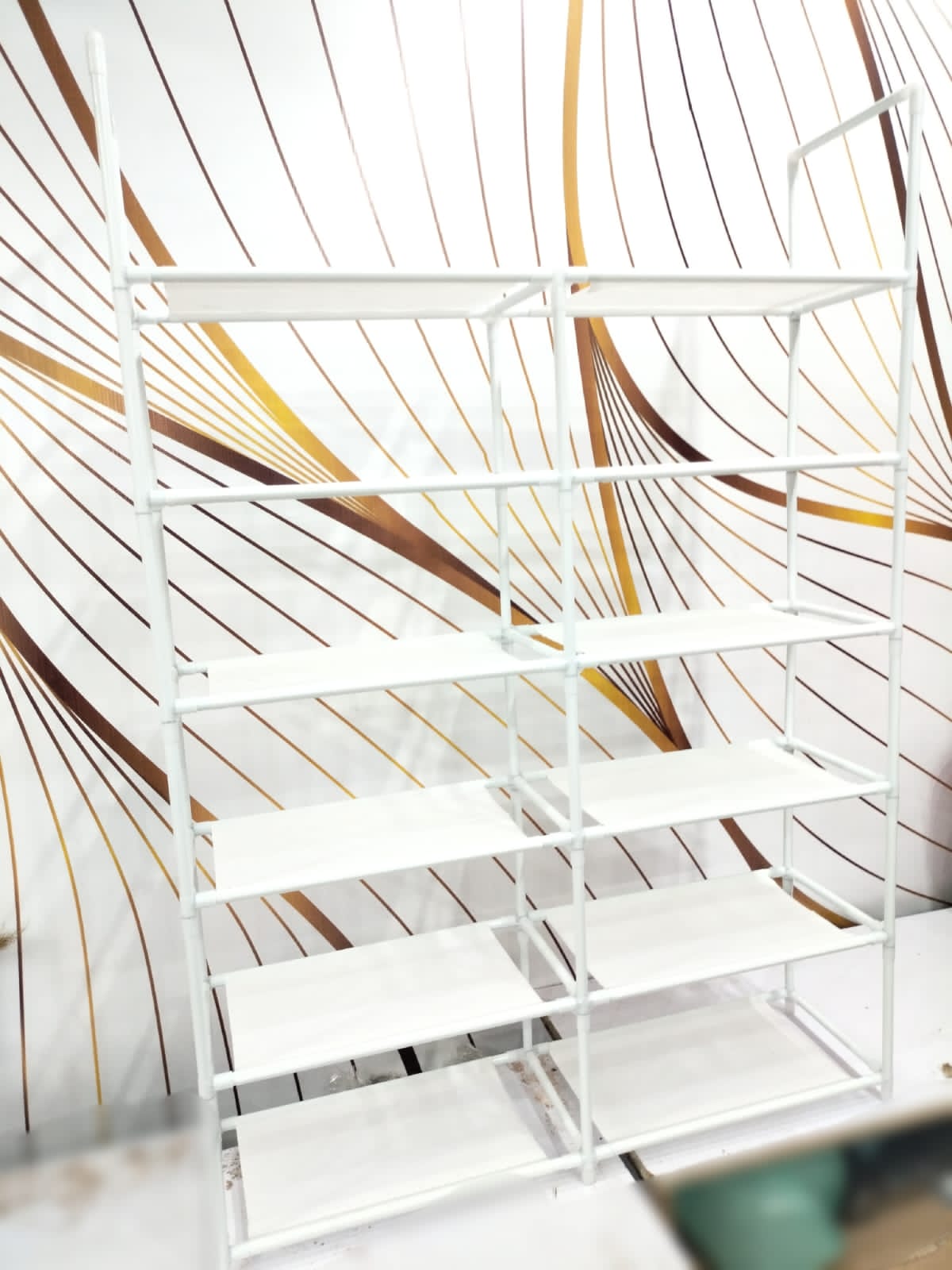Simple Style Iron Plastic Storage Rack, Multilayer Home Space Saving Shoe Cabinet, Hallway Space-saving Shoe Organizer Stand Holder, Timebal 6 Layer Shoe Organizer Simple Style Iron Plastic Storage Rack, Multilayer Home Space Saving Shoe Cabinet, Hallway Space-saving Shoe Organizer Stand Holder, Timebal 6 Layer Shoe Organizer